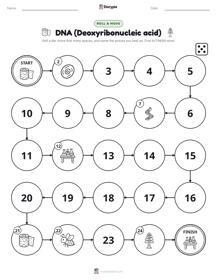 Roll & Move Game