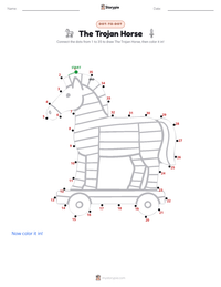 The Trojan Horse printable worksheet preview
