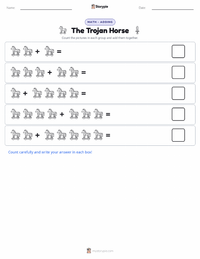 The Trojan Horse printable worksheet preview