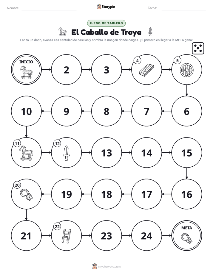Juego de Rueda y Avanza