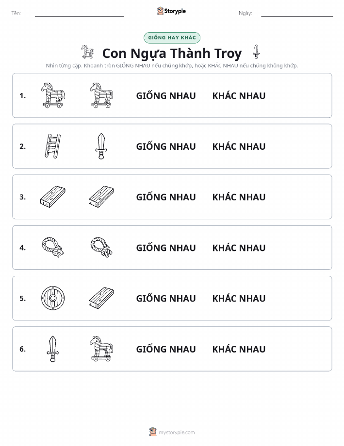 Giống Hay Khác