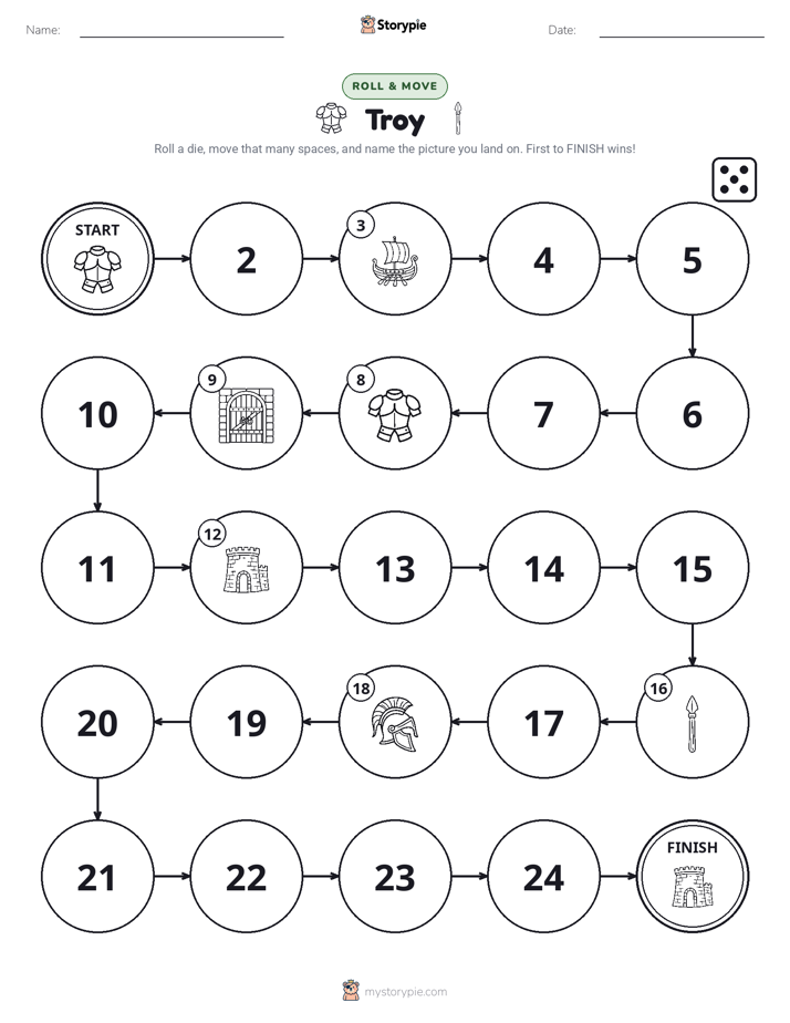Roll & Move Game
