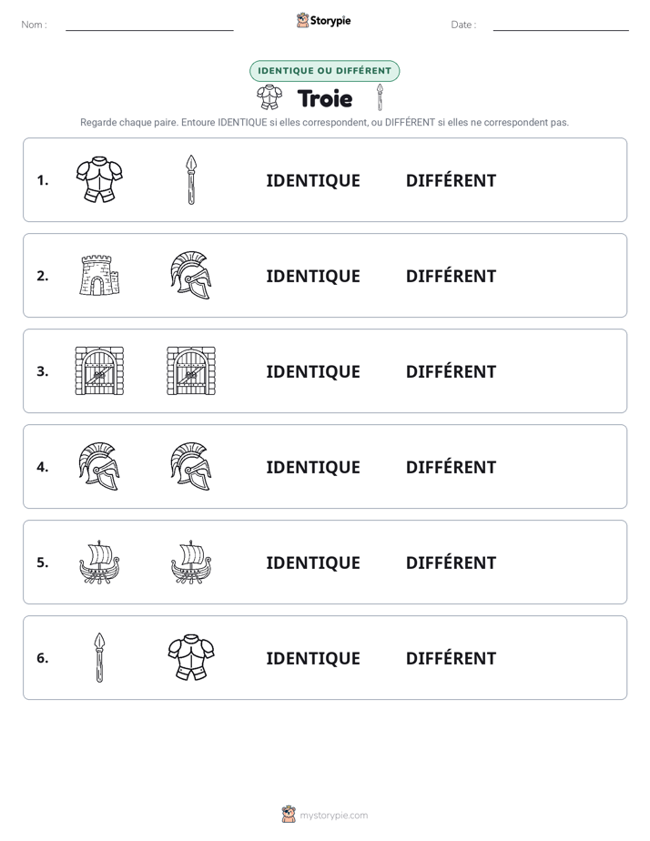 Identique ou Différent