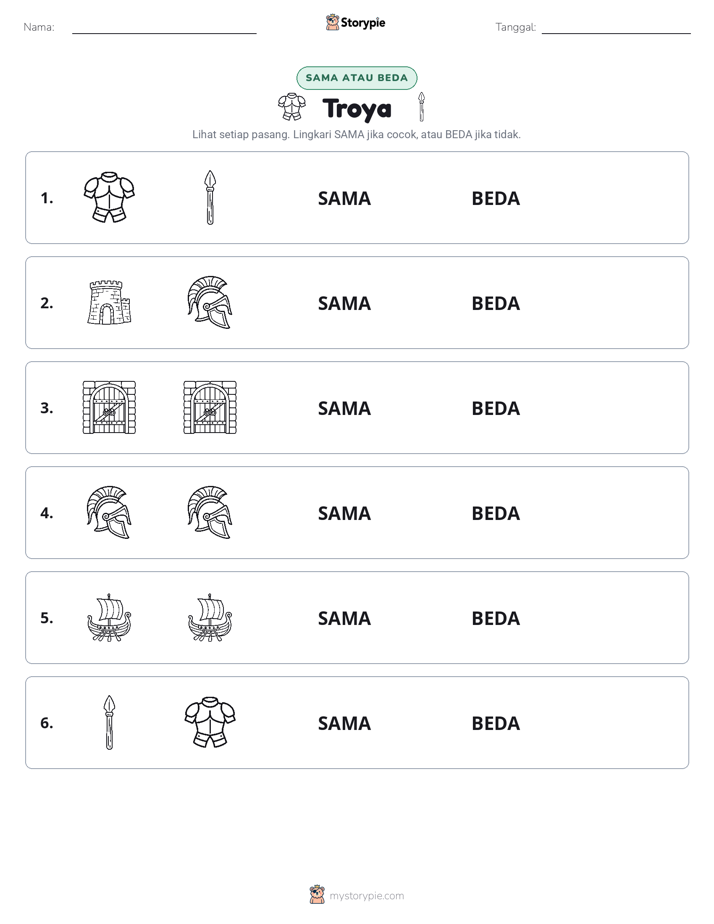 Sama atau Berbeda