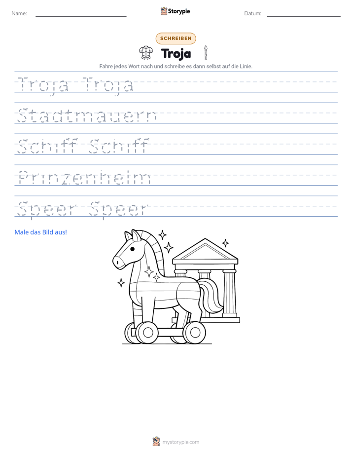 Schreibübung