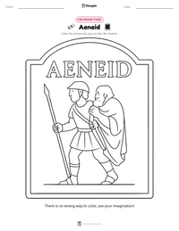 Aeneid printable worksheet preview