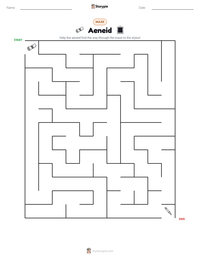 Aeneid printable worksheet preview