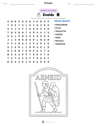 Anteprima della scheda stampabile di Eneide