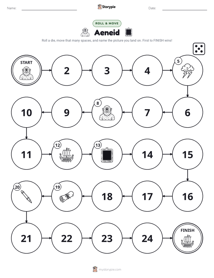 Roll & Move Game