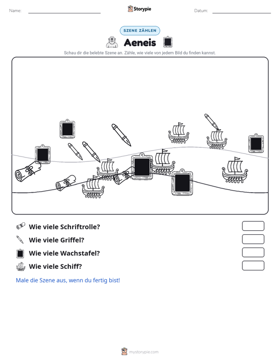 Zähl-Szene