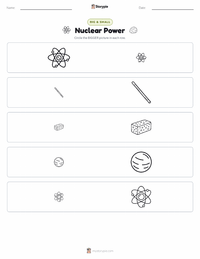 Nuclear Power printable worksheet preview