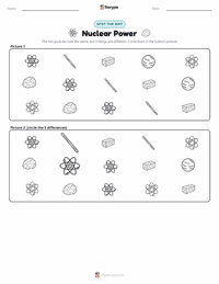 Nuclear Power printable worksheet preview