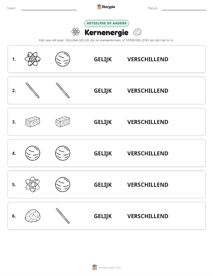 Zelfde of Verschillend