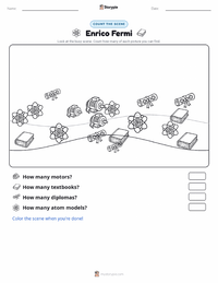 Enrico Fermi printable worksheet preview