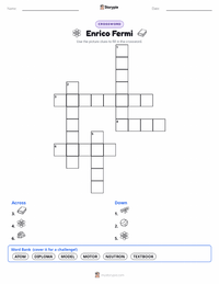 Enrico Fermi printable worksheet preview