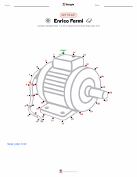 Enrico Fermi printable worksheet preview