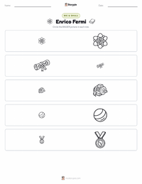 Enrico Fermi printable worksheet preview