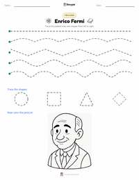 Enrico Fermi printable worksheet preview
