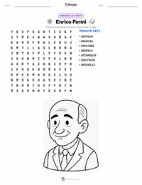 Aperçu de la feuille de travail imprimable Enrico Fermi