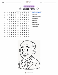 Podgląd drukowalnego arkusza ćwiczeń Enrico Fermi