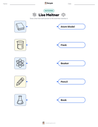 Lise Meitner printable worksheet preview