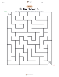 Anteprima della scheda stampabile di Lise Meitner