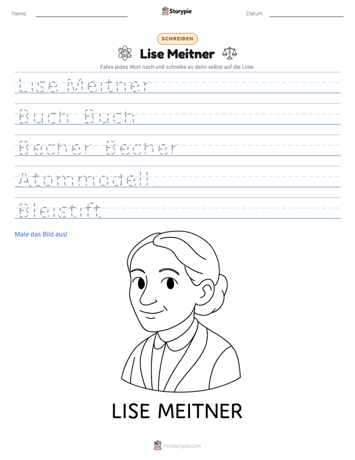 Schreibübung