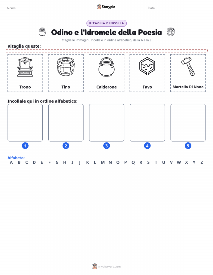 Taglia & Incolla Alfabeto