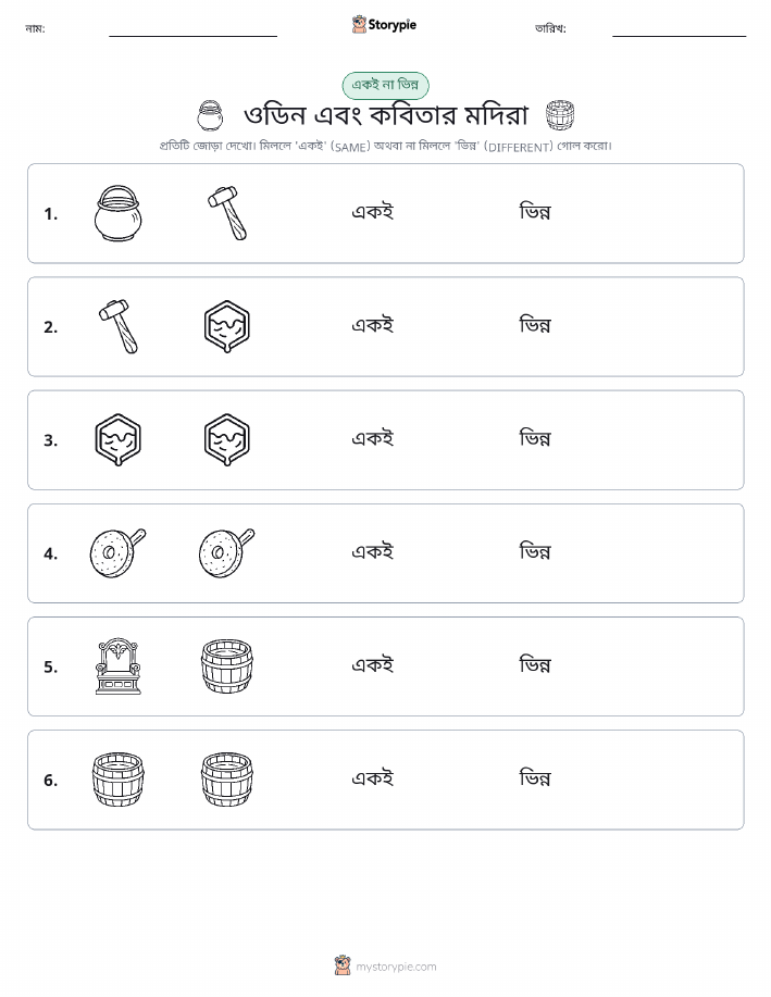 একই বা ভিন্ন