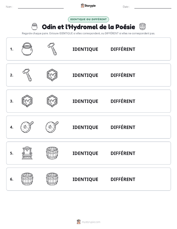 Identique ou Différent