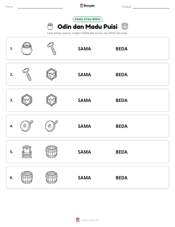 Sama atau Berbeda