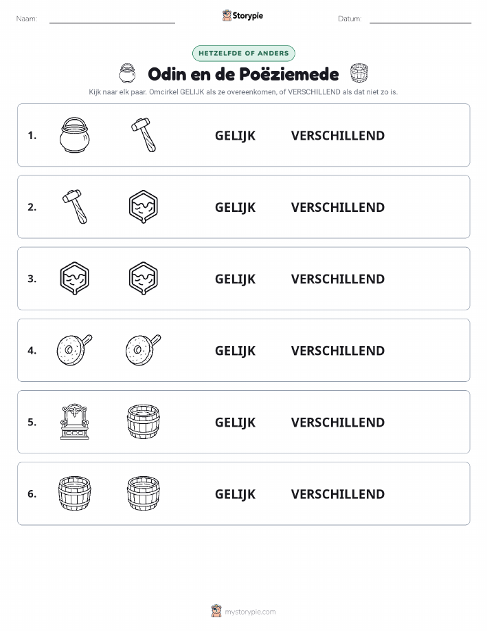 Zelfde of Verschillend
