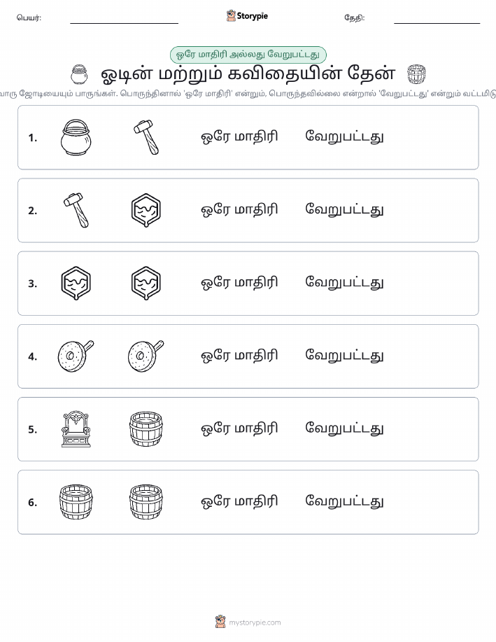 அதே அல்லது மாறுபட்டது