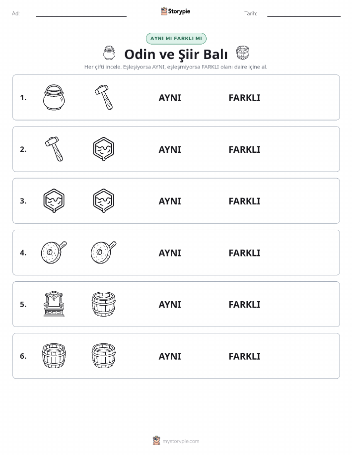 Aynı mı Farklı mı