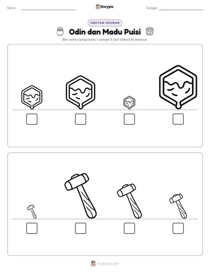 Urutan Ukuran