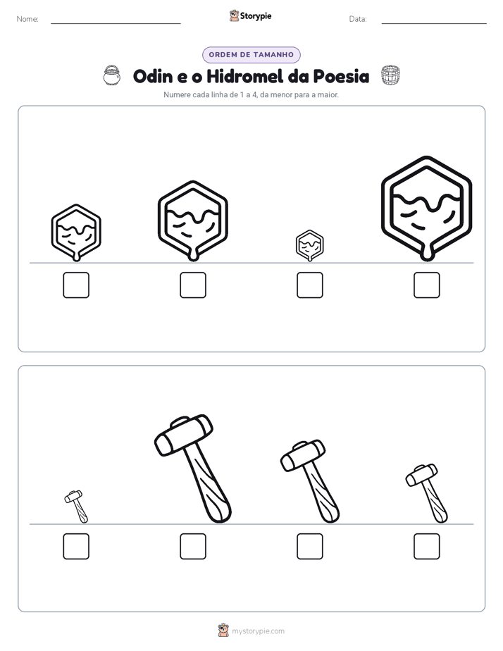 Ordem de Tamanho