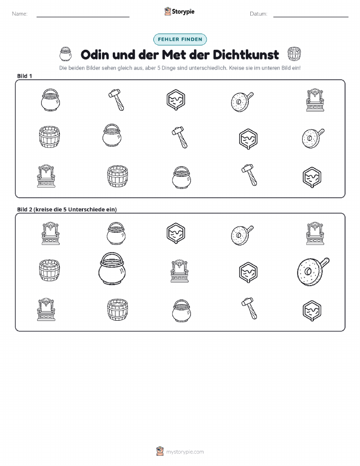 Finde den Unterschied