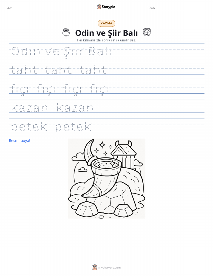 Yazma Pratiği