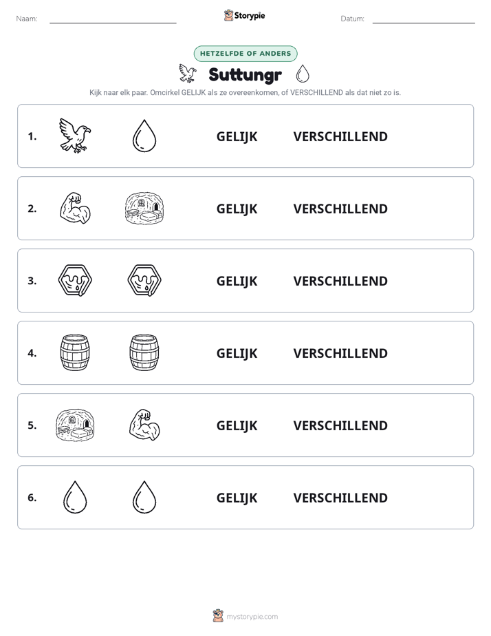 Zelfde of Verschillend