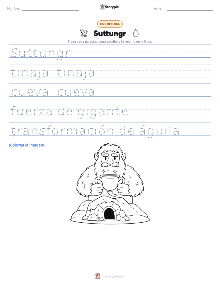 Práctica de Escritura