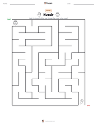 Kvasir printable worksheet preview