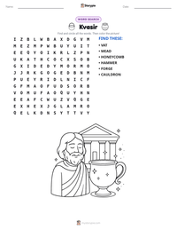 Kvasir printable worksheet preview