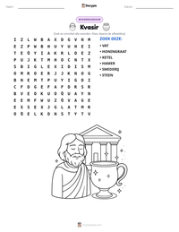 Kvasir afdrukbare werkblad voorbeeld