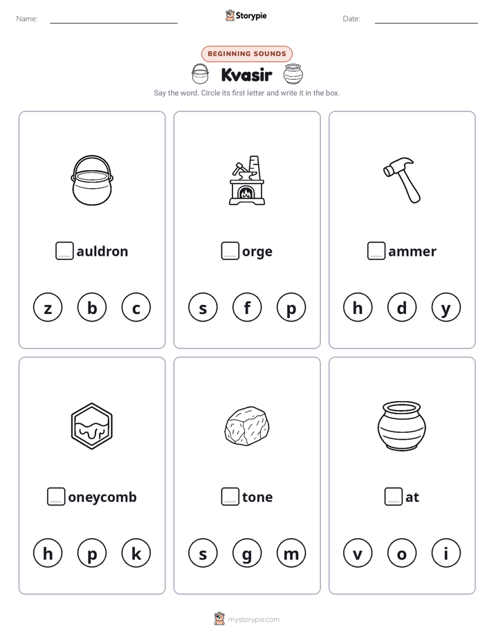Beginning Sounds
