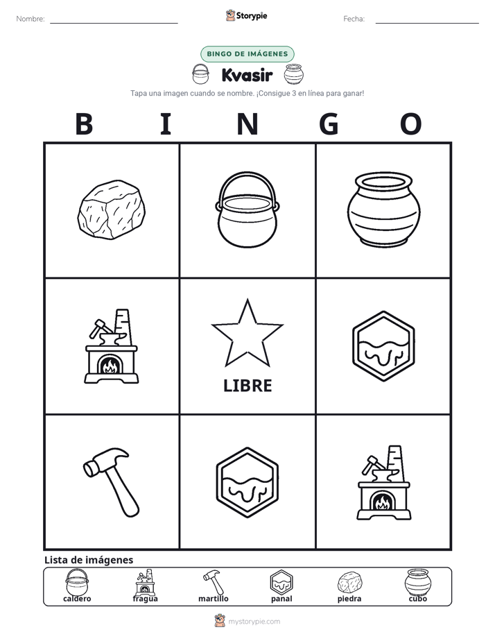 Bingo de Imágenes