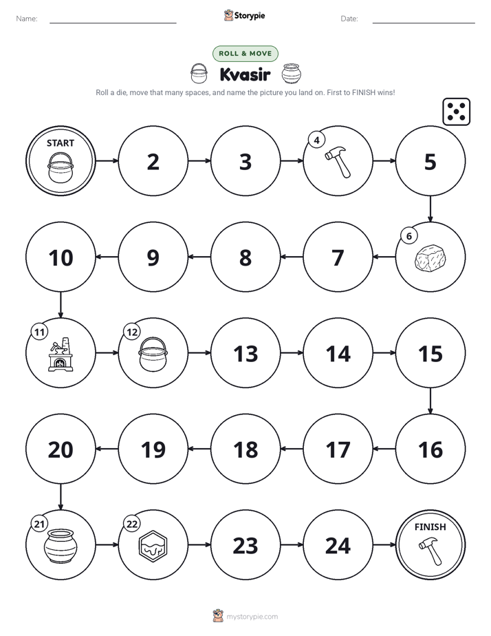 Roll & Move Game