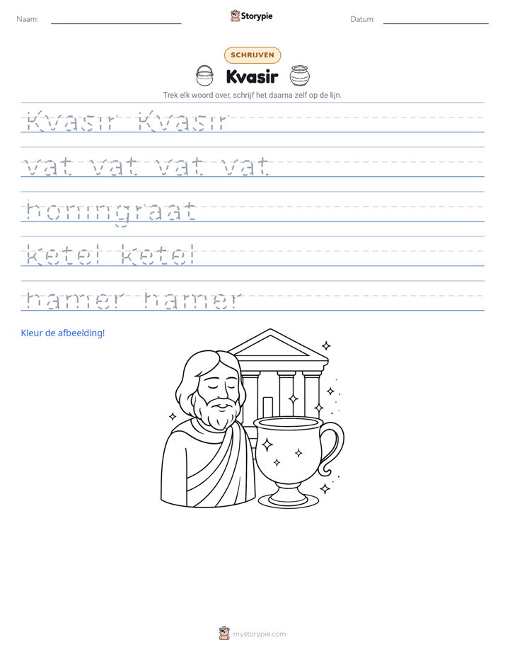Schrijf Oefening