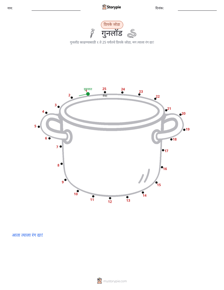 बिंदू जोडणे