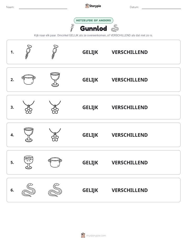 Zelfde of Verschillend