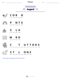 Anteprima della scheda stampabile di Asgard